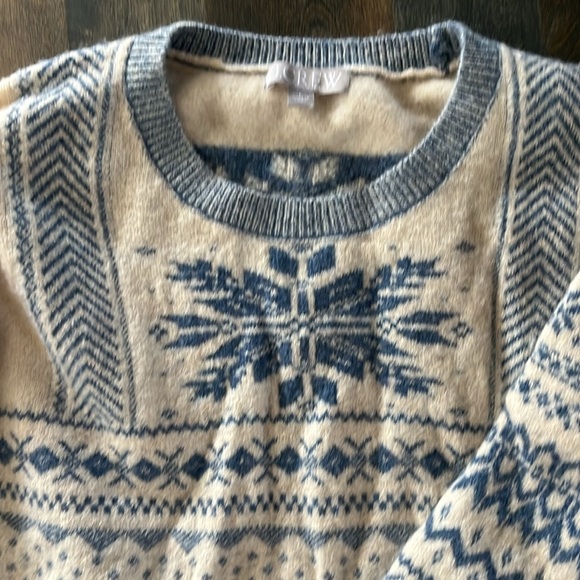 J Crew fair isle sweater large - Picture 3 of 4